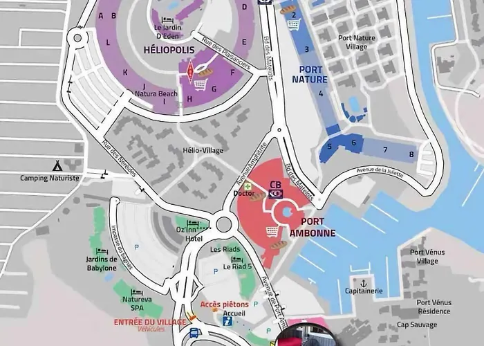 Appartamento Le Petit Libert 1 - Votre à Port Soleil Au Village Naturiste